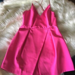 Top shop hot pink party dress